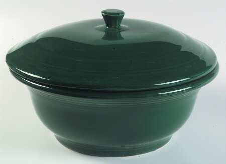 Fiesta Evergreen (Intro 2007) 2 Qt Round Covered Casserole (MB 9 Base)