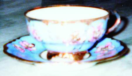 HUT1694 Footed Cup & Saucer Set