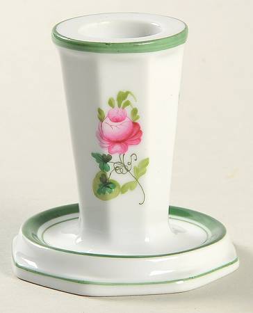 Vienna Rose Single Light Candlestick