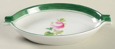 Vienna Rose 4" Oval Ashtray