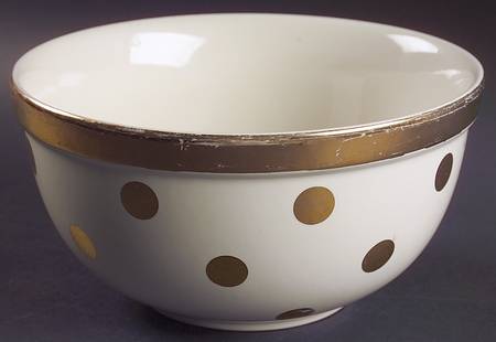 Gold Label Kitchenware Dots 7" Thick Rim Bowl