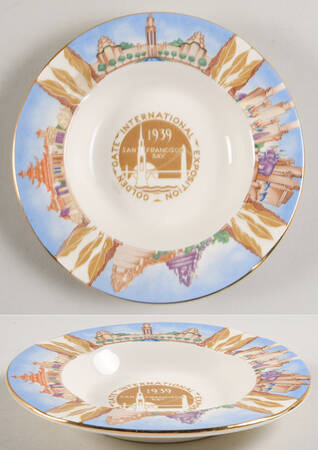 Golden Gate International Exposit 6" Ashtray