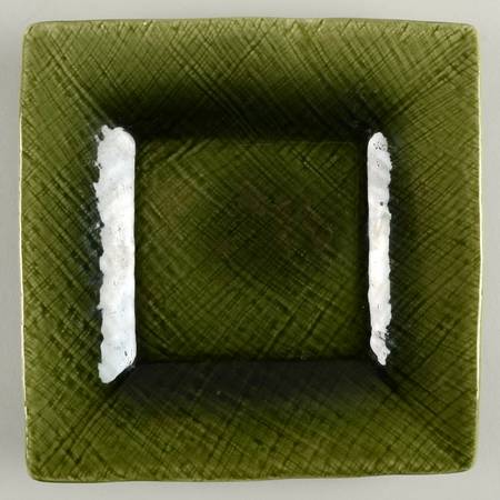 Asian Linen Green Salad Plate