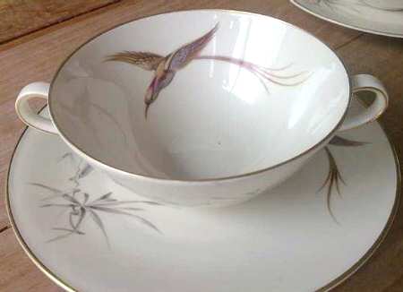 HC1000 Footed Cream Soup Bowl & Saucer Set