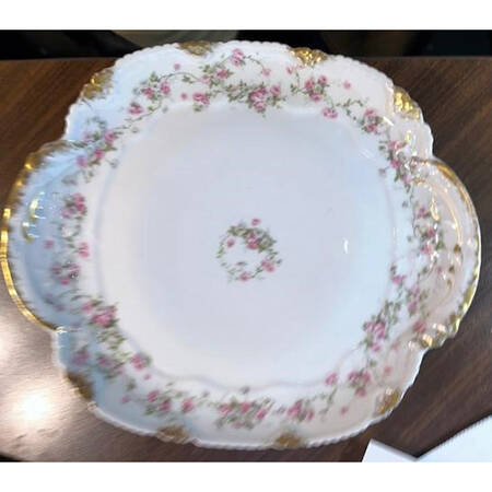 Schleiger 1246-7 Square Handled Cake Plate