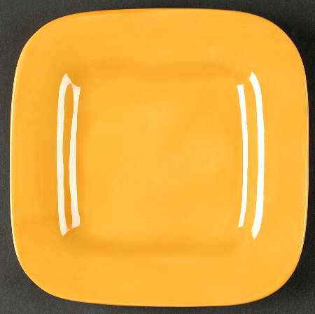 American Simplicity Gold Square Salad Plate
