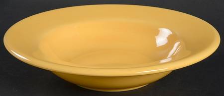 American Simplicity Gold Large Rim Soup Bowl