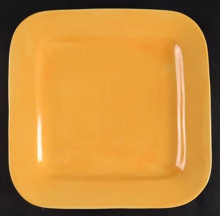 American Simplicity Gold Square Dinner Plate