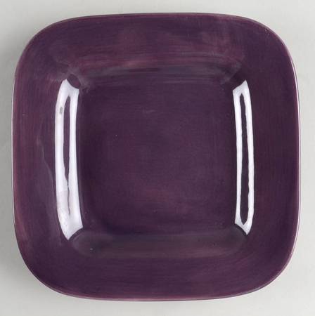 American Simplicity Plum Square Salad Plate
