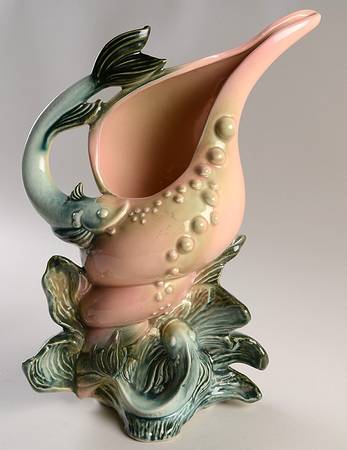 Ebb Tide Pink and Turquoise Pitcher
