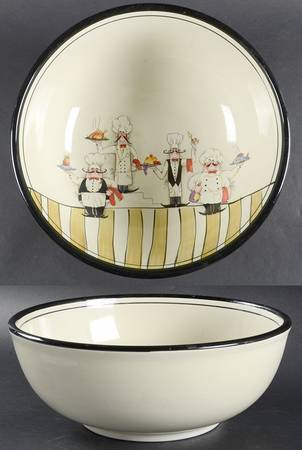 Le Chef 11" Large Salad Serving Bowl