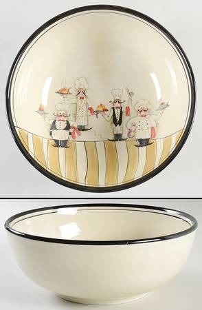 Le Chef 10" Large Salad Serving Bowl
