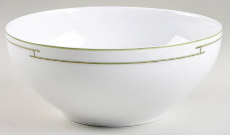Rythme Green 10" Large Salad Serving Bowl