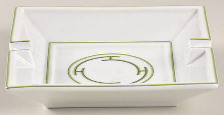 Rythme Green 6" Square Ashtray