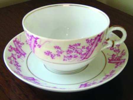 H3448 Flat Cup & Saucer Set