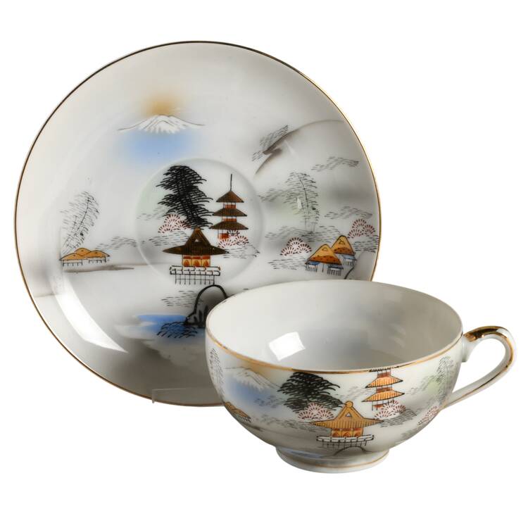 HYA30 Flat Cup & Saucer Set