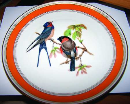 Hirondelle Et Bouvreuil by Haviland