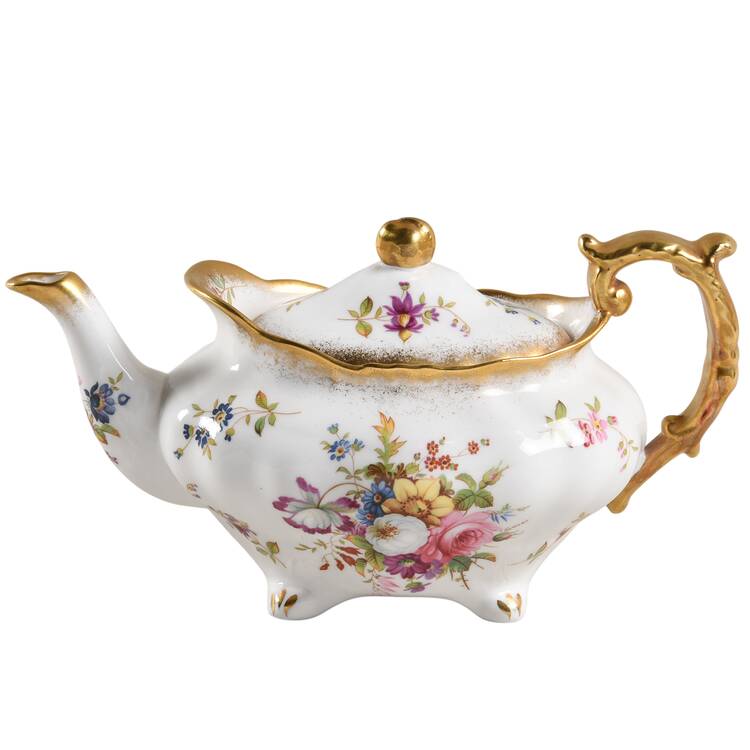 Lady Patricia (Scalloped) Mini Teapot & Lid