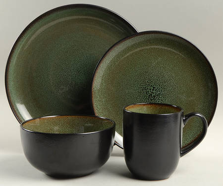 Rave Green 4 Piece Place Setting