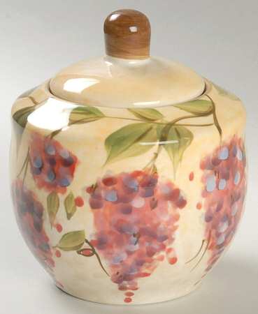 Wisteria Sugar Bowl & Lid