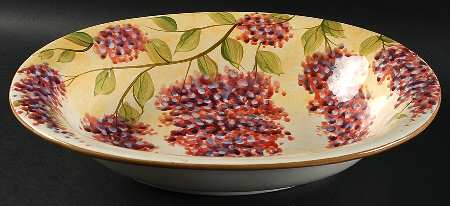 Wisteria 14" Oval Serving Bowl