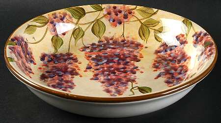 Wisteria 9" Soup/Pasta Bowl