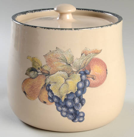 Fruit Cookie Jar & Lid