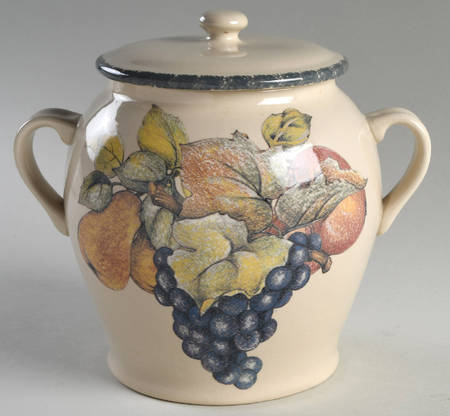 Fruit Large Canister & Lid