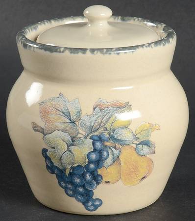 Fruit Sugar Bowl & Lid