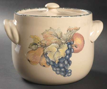 Fruit Bean Pot & Lid