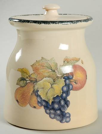 Fruit Large Canister & Lid