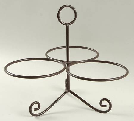 Woodland Metal Stand-For 3 Motif Condiment Bowl Set