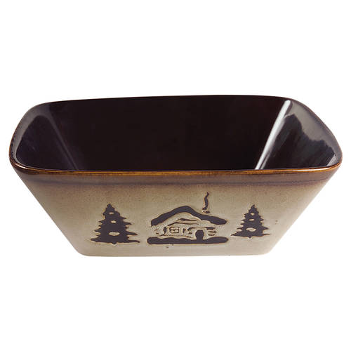 Woodland 10" Square Salad Serving Bowl by Homestudio