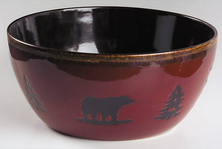 Woodland 10" Large Salad Serving Bowl by Homestudio