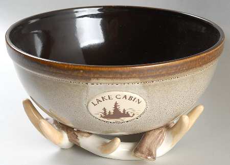 Woodland 10" Large Salad Serving Bowl by Homestudio