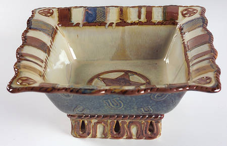 Canyon Ranch 11" Large Square Salad Serving Bowl