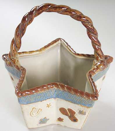 Canyon Ranch 6" Handled Basket