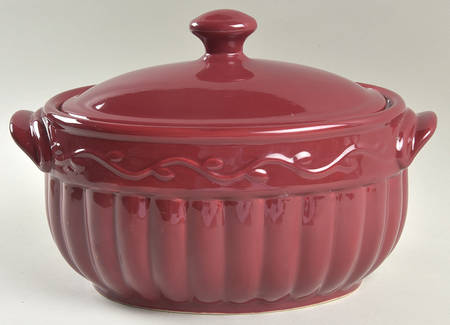 Country Garden 3 Quart Oval Covered Casserole