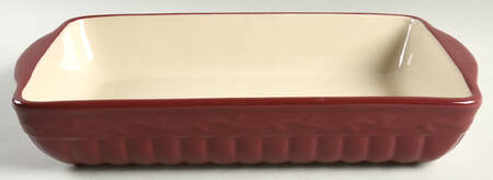 Country Garden 13"  Rectangular Baker