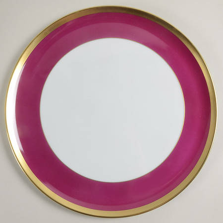 Laque de Chine Gold (Aubergene) Cake Plate by Haviland
