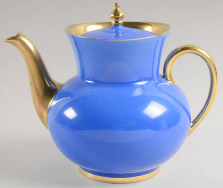Laque de Chine Gold (Azure) Large Tea Pot & Lid