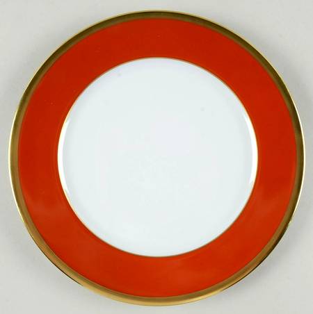 Laque de Chine Gold (Brick) Salad/Dessert Plate