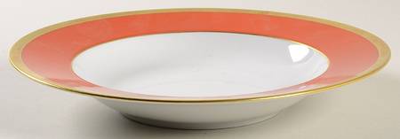 Laque de Chine Gold (Brick) Large Rim Soup Bowl