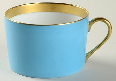 Laque de Chine Gold (Light Blue) Flat Cup