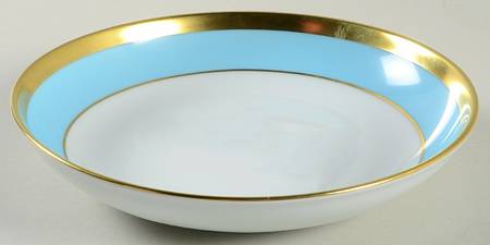 Laque de Chine Gold (Light Blue) Coupe Soup Bowl