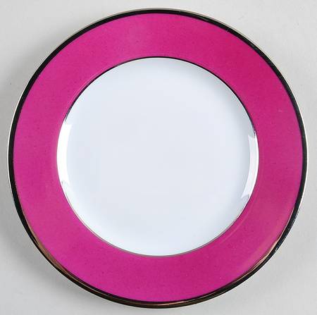 Laque de Chine Platinum(Aubergen) Bread & Butter Plate