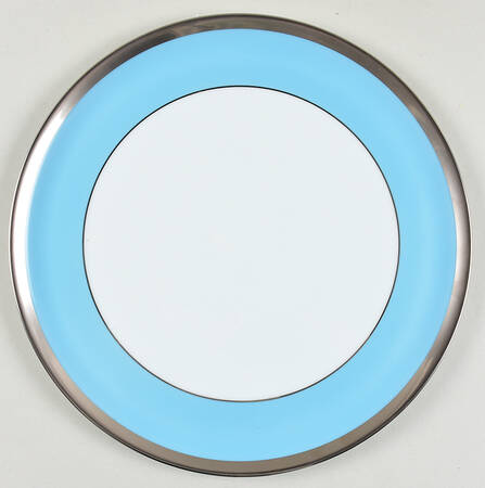 Laque de Chine Platinum (Light Blue) Cake Plate