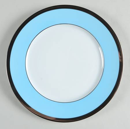 Laque de Chine Platinum (Light Blue) Salad/Dessert Plate