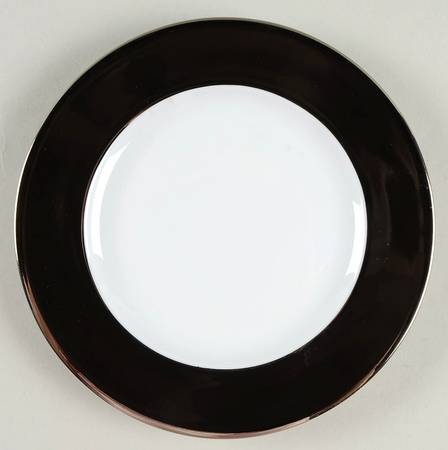 Laque de Chine Platinum (Noir) Bread & Butter Plate
