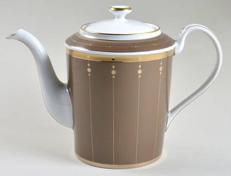 Tambour Bronze Coffee Pot & Lid